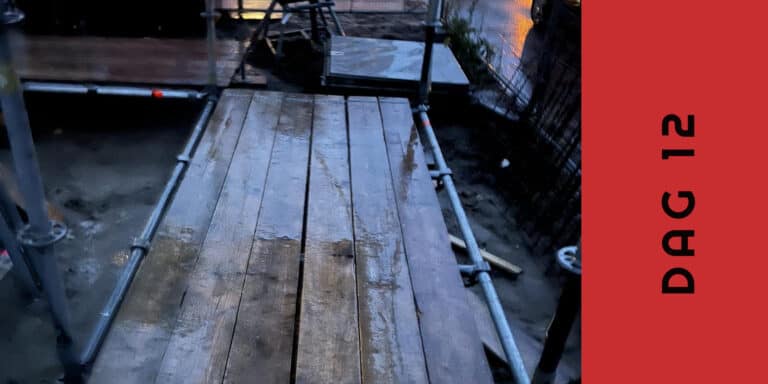 Dag 12 vandaag nog meer spullen en materialen geleverd