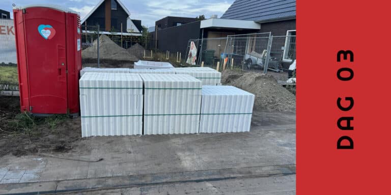 Dag 3 Levering van eerste bouwmaterialen