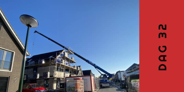 Dag 32 voorbereidingen metselwerk