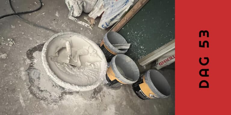 Dag 53 Stukadoor dag 2