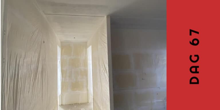 Dag 67 regenpijpen en plafond