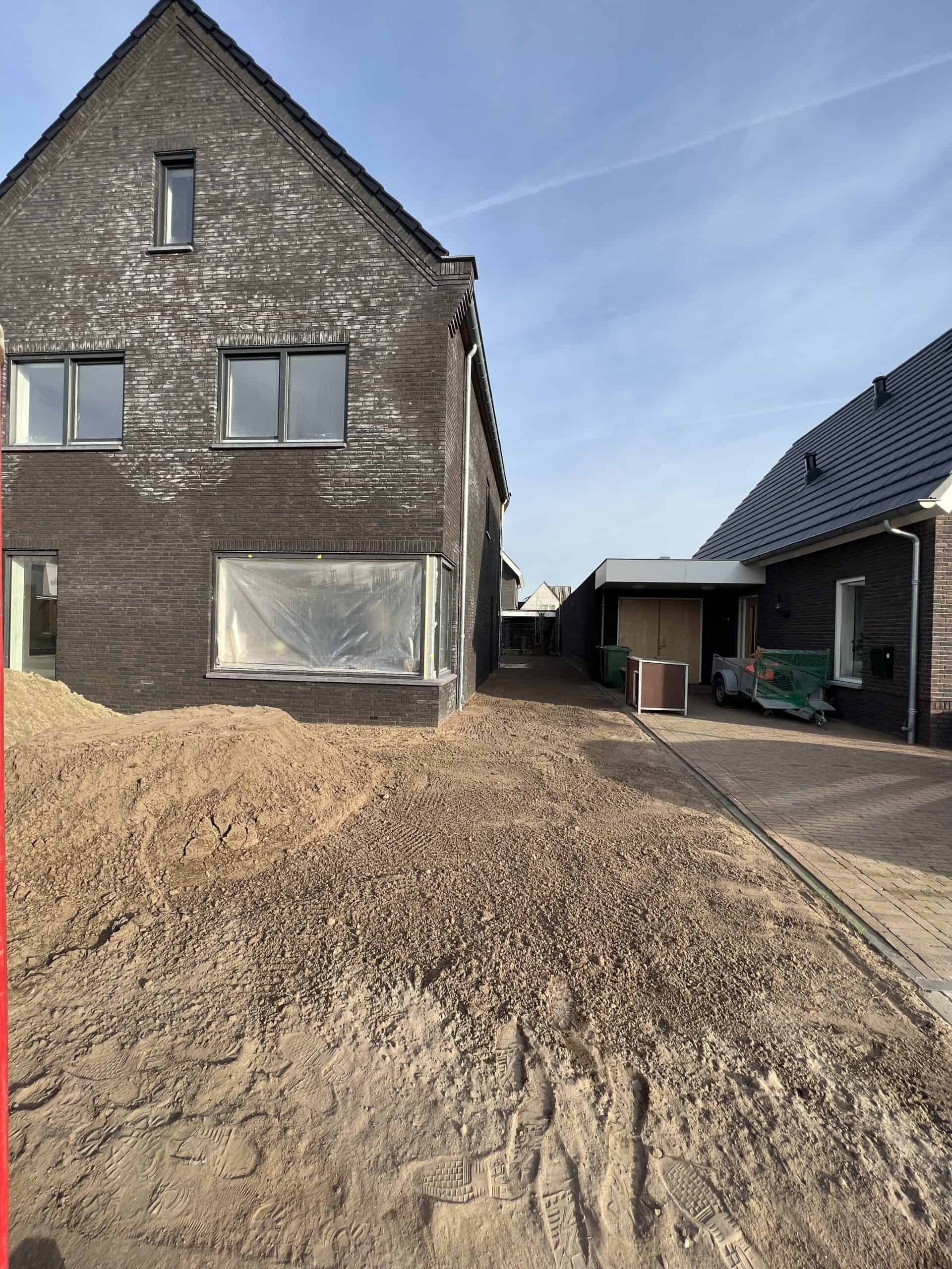 Grond werk bij daglicht