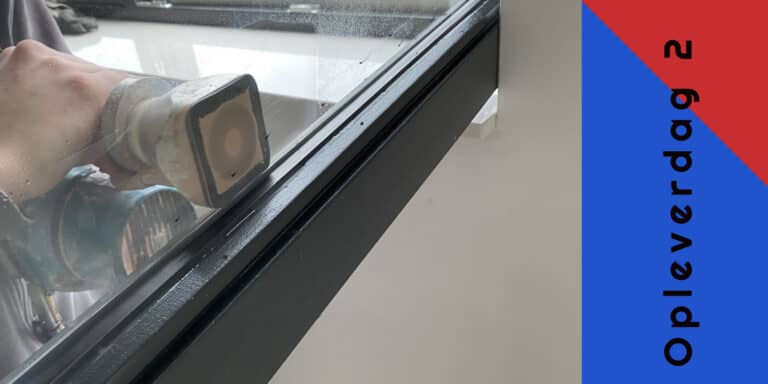 Polijsten glas, was een opleverpunt