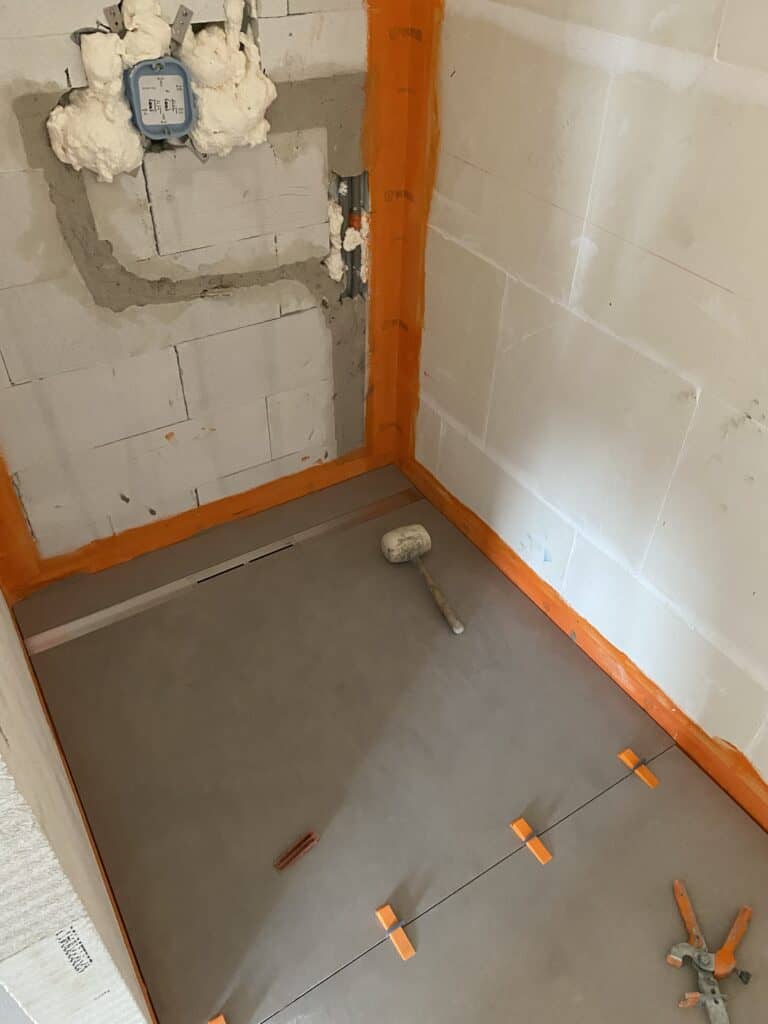 Douche vloer