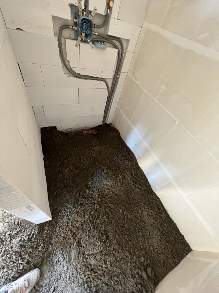 Douche vloer