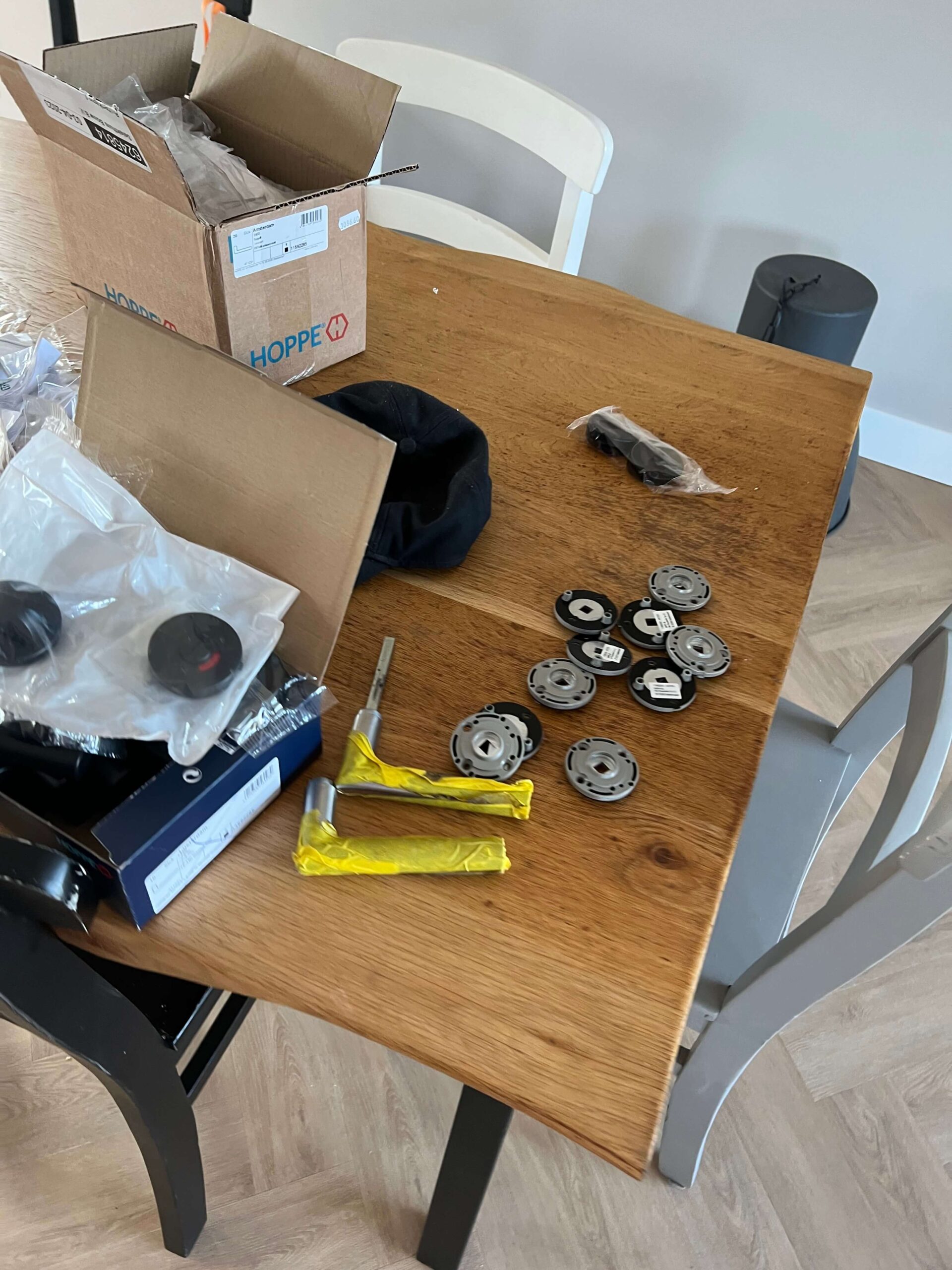 Beslag ligt nog op de tafel