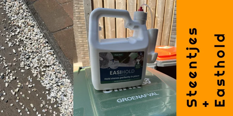 steentjes vast plakken met easyhold